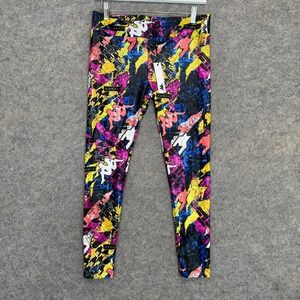 Koral Kappa Leggings Womens XL High Rise Abstract Graphic Art Yoga Pants NEW NWT